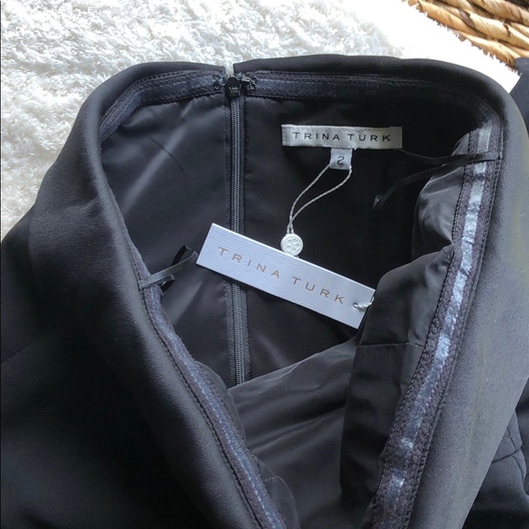 Trina Turk Abbi Strapless Black Jumpsuit - Picture 5 of 5